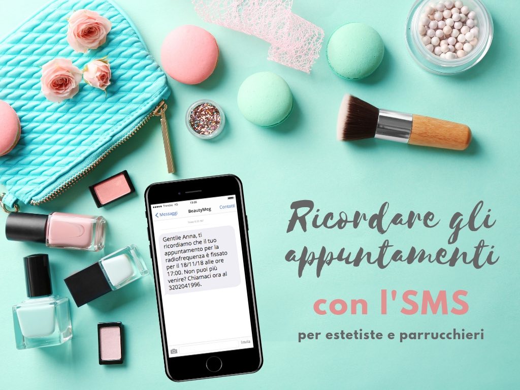 SMS per ricordare appuntamenti per parrucchieri ed estetiste - Primo