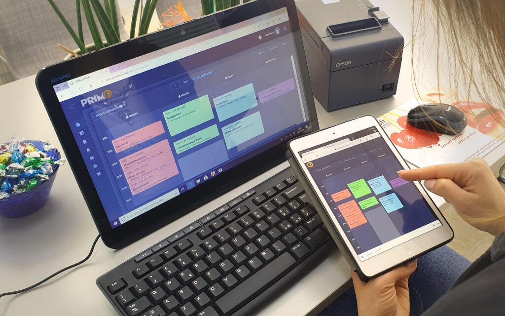 Agenda web desktop Pimo in Cloud